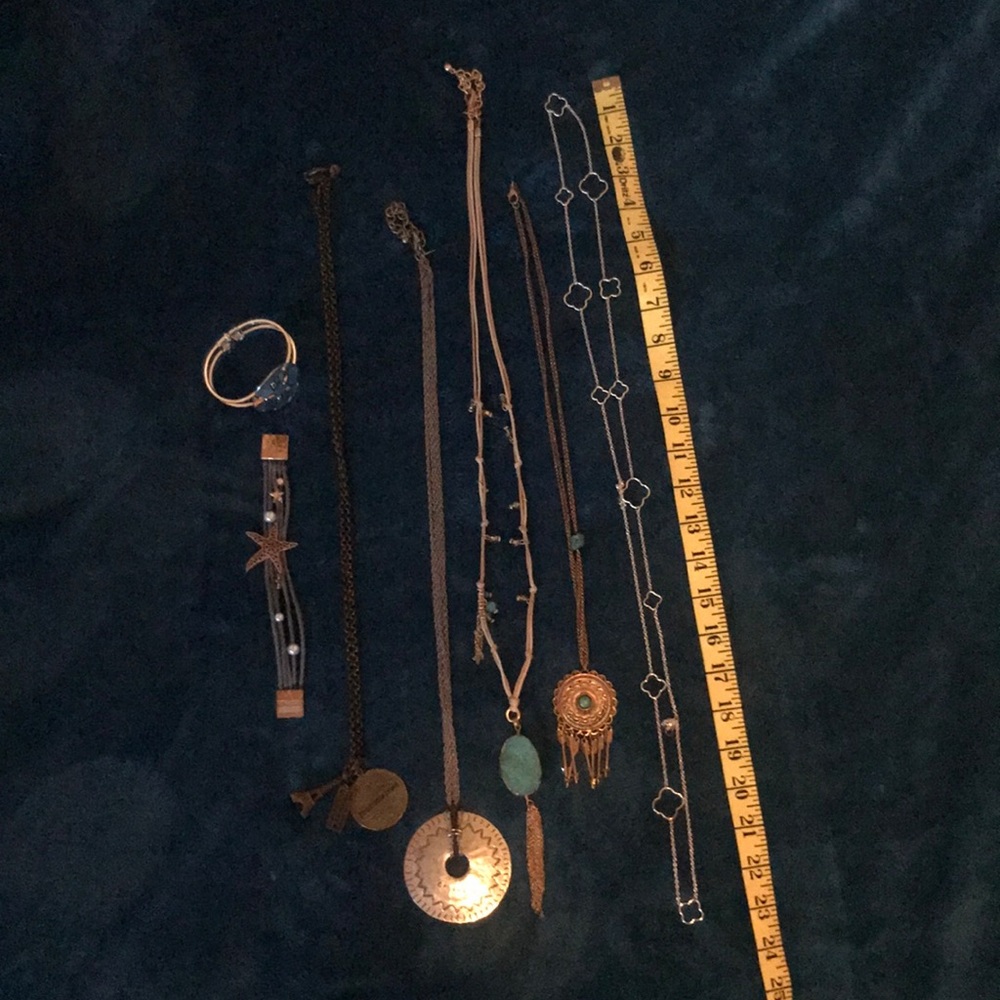 Long necklace’s and bracelets